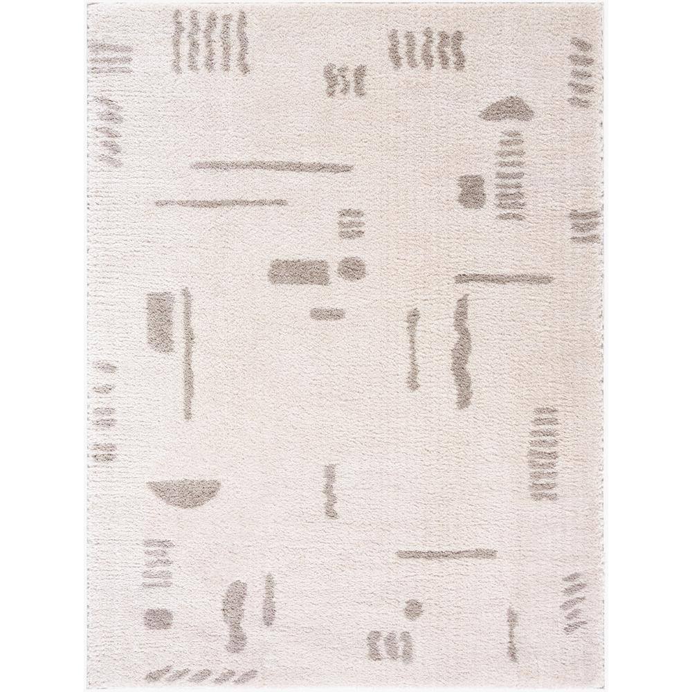 Fossay Shag Grey 8 ft. x 10 ft. Modern Indoor Area Rug price history on PriceWatchPro