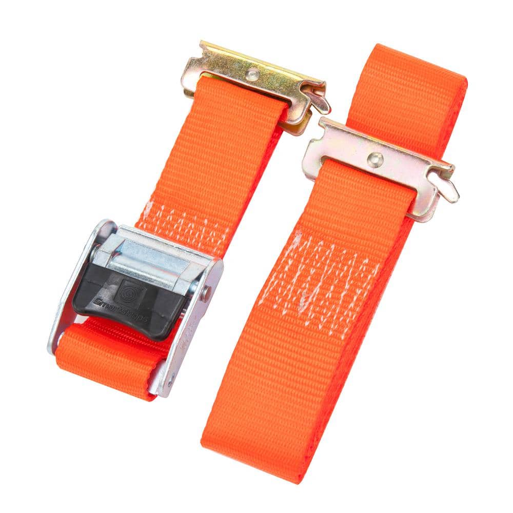 2 in. x 12 ft. 2000 lbs. Orange Cambuckle Ratchet Strap for X-Track/E-Track Systems (2-Pack) price history on PriceWatchPro