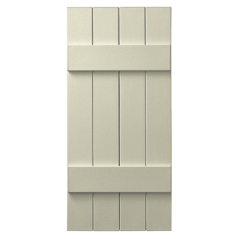 Ply Gem 15 in. x 31 in. Polypropylene 4-Board Closed Board and Batten ...