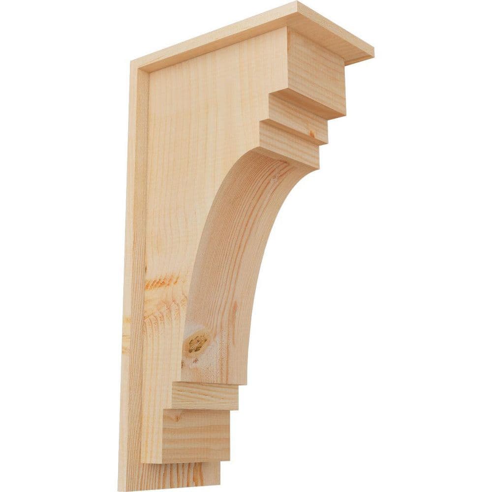 7-1/2 in. x 12 in. x 24 in. Douglas Fir Pescadero Smooth Corbel with Backplate price history on PriceWatchPro