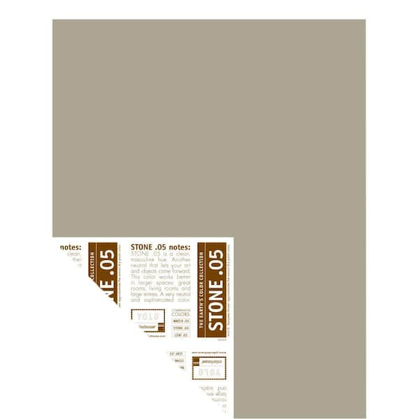 YOLO Colorhouse 12 in. x 16 in. Stone .05 Pre-Painted Big Chip Sample