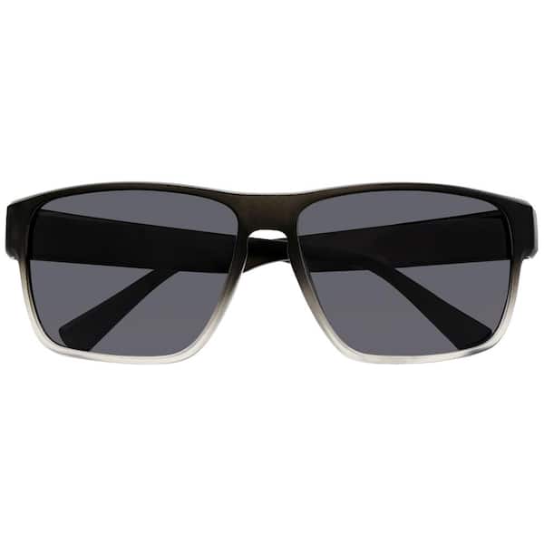 Shadedeye Polarized Square Black Smoke Sunglasses