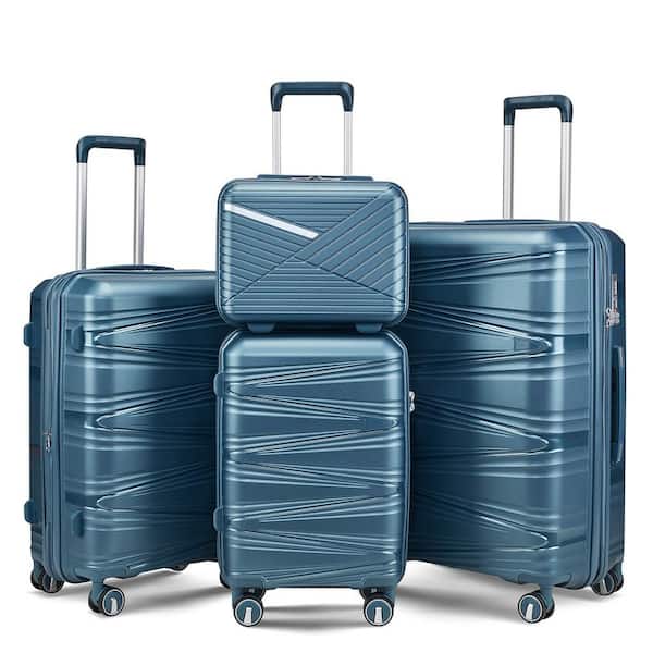 Nivencai 4-Piece Luggage Set (14/20/24/28), Hard Shell Lightweight TSA Lock Carry on Expandable Suitcase