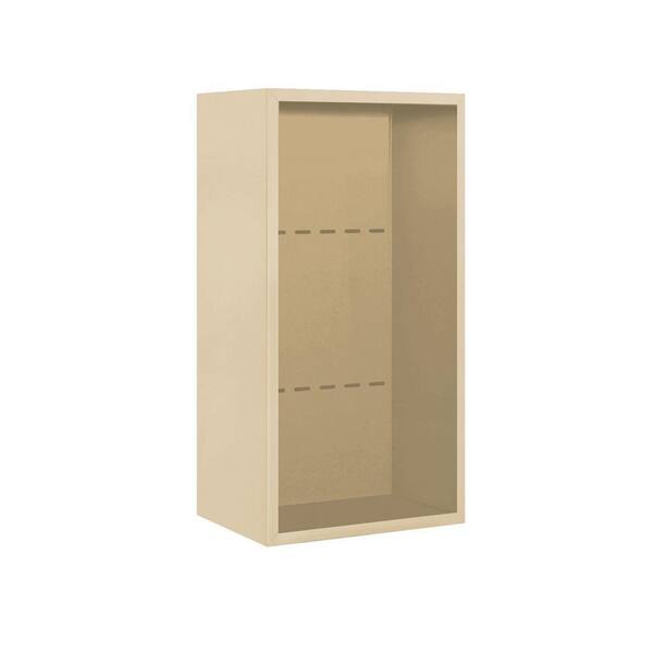 Salsbury Industries 3800 Series 17.5 in. W x 35.125 in. H Surface Mounted Enclosure for Salsbury 3709 Single Column Unit in Sandstone