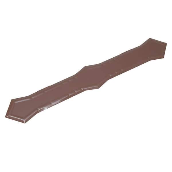 HD Brown Aluminum Downspout Diamond Pipe Band