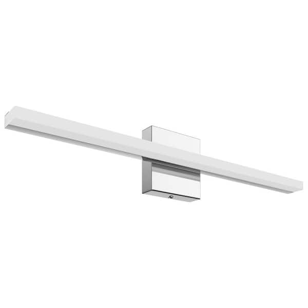 LamQee 24 in. 1-Light 12-Watt 6500K Cool White Integrated LED Bathroom Vanity Light Bar