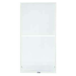 39-7/8 in. x 50-27/32 in. 200 and 400 Series White Aluminum Double-Hung TruScene Window Screen