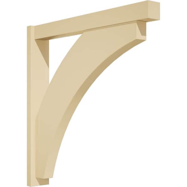 Ekena Millwork Thorton 5 in. W x 36 in. H x 36 in. D Signature Urethane Polyurethane Outlooker with Block Ends