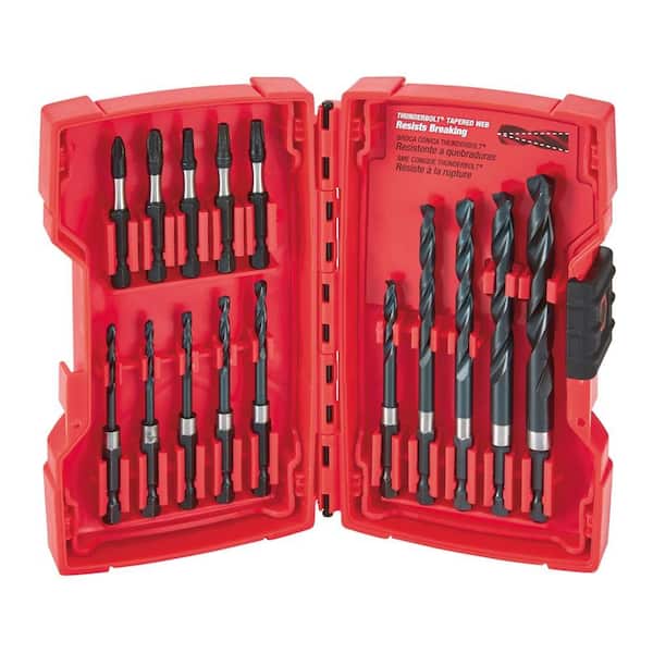 Milwaukee SHOCKWAVE Drilling and Driving Bit Set (15-Piece)