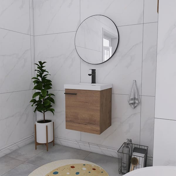 823♡ ARTCHIRLY 18 in. W x 15. in D. x 21 in. H Bathroom Vanity in