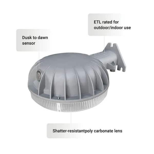 4,500 Lumen LED Dusk to Dawn Barn Area Light 40W(1-Pack)