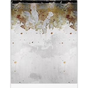 Gray Rust Non-Woven Removable Wallpaper Roll