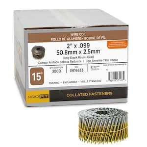 2 in. x 099 in. 12.5-Gauge 15° Hot Dipped Galvanized Ring Shank Wire Coil Siding Nails (3000-Per Box)