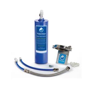 Force Field - Under the Sink 10 in. Point of Use Water Filtration Kit with Carbon