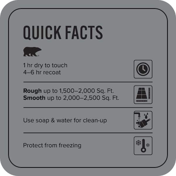5 gal. #N500-5 Magnetic Gray color Self-Priming 1-Part Epoxy Satin Interior/Exterior Concrete and Garage Floor Paint