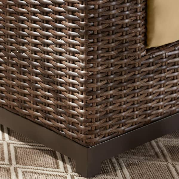 fernlake steel wicker loveseat