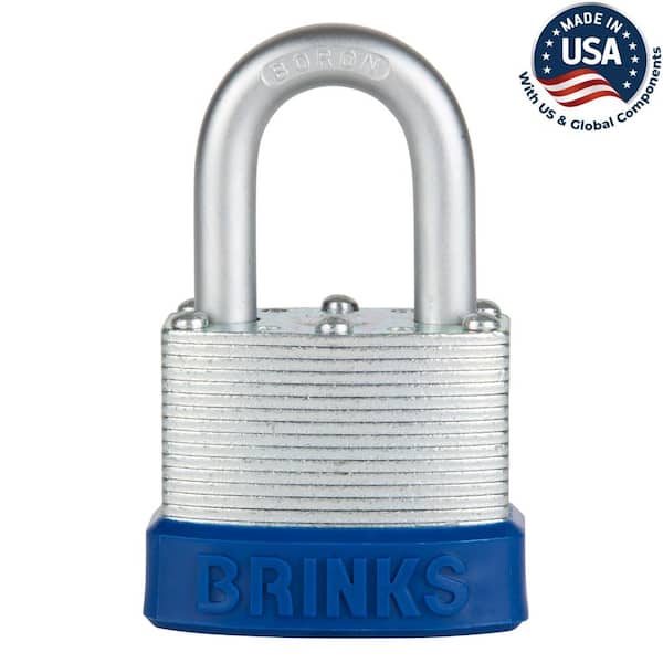 1-3/4 in. (44mm) Laminated Steel Keyed Padlock, 1-1/8 in. Shackle
