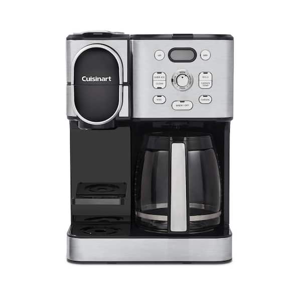 Cuisinart 12 Cup Stainless Steel Drip Coffee Maker with Single Serve Option