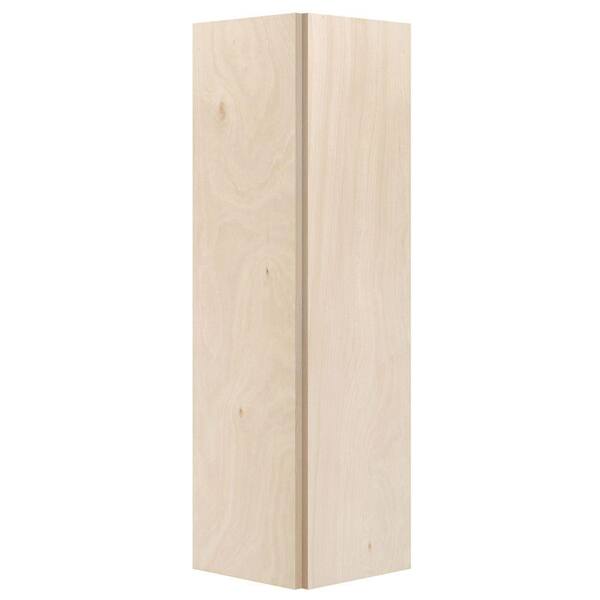 Steves & Sons 28 in. x 80 in. Flush Hollow Core Unfinished Hardwood Interior Closet Bi-Fold Door