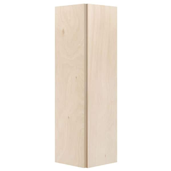 Steves & Sons 36 in. x 80 in. Flush Hollow Core Unfinished Hardwood Interior Closet Bi-Fold Door