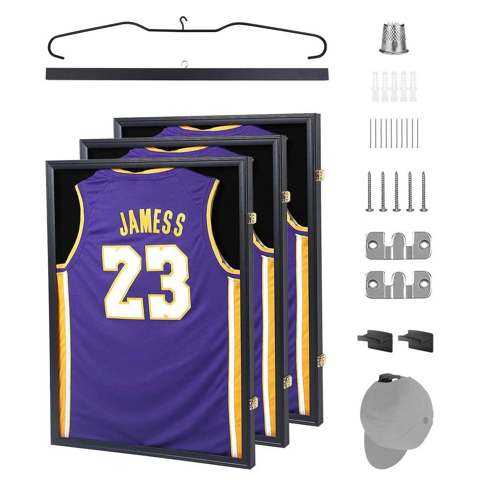 Have a question about NICE C Black 24 in. x 32 in. Jersey Frame Display ...