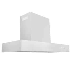 42 in. 700 CFM Ducted Vent Wall Mount Range Hood in Stainless Steel