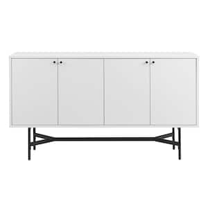 Richmond White MDF 58 in. Buffet Table