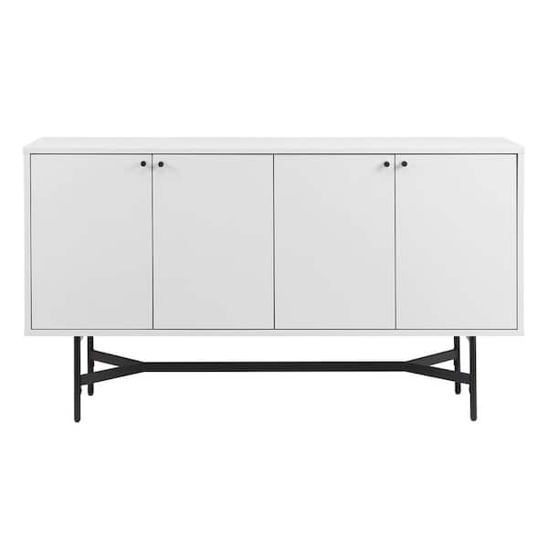 Meyer&Cross Richmond White MDF 58 in. Buffet Table