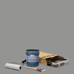 1 gal. #780F-5 Anonymous Extra Durable Satin Enamel Interior Paint and 5-Piece Wooster Set All-in-One Project Kit