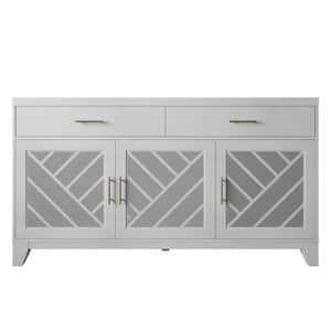 White Sideboard with Integrated Wine Cooler