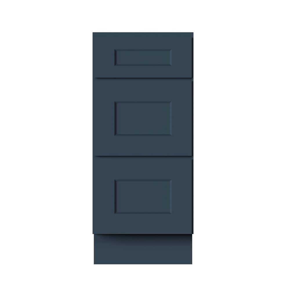 15 in. W x 24 in. D x 34.5 in. H Ready to Assemble Solid Wood Frame Shaker Drawer Base Kitchen Cabinet in Cyber Grey price history on PriceWatchPro