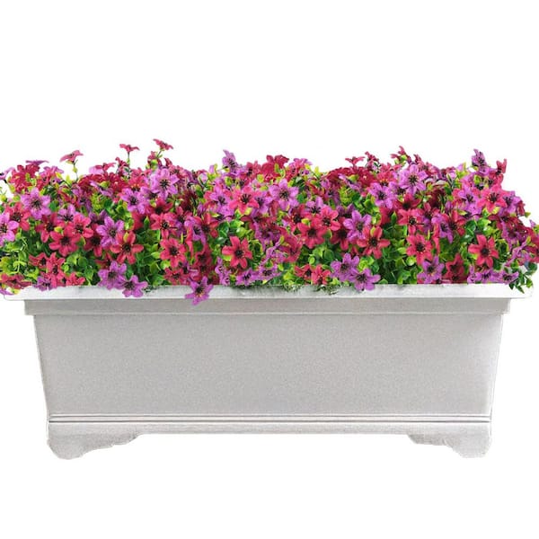 Afoxsos 12 Bundle Faux Silk Daisy Flower for Outdoor and Indoor Decoration