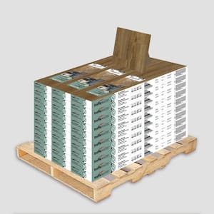 Kettle Keep Oak 8 mm T x 8 in. W Water Resistant Laminate Wood Flooring (637.8 sqft/pallet)
