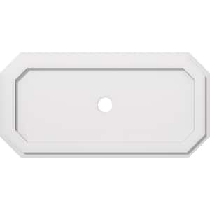 28 in. W x 14 in. H x 2 in. ID x 1 in. P Emerald Architectural Grade PVC Contemporary Ceiling Medallion