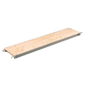 10 ft. x 1.5 ft. x 10 ft. Wood Deck Scaffold Plank