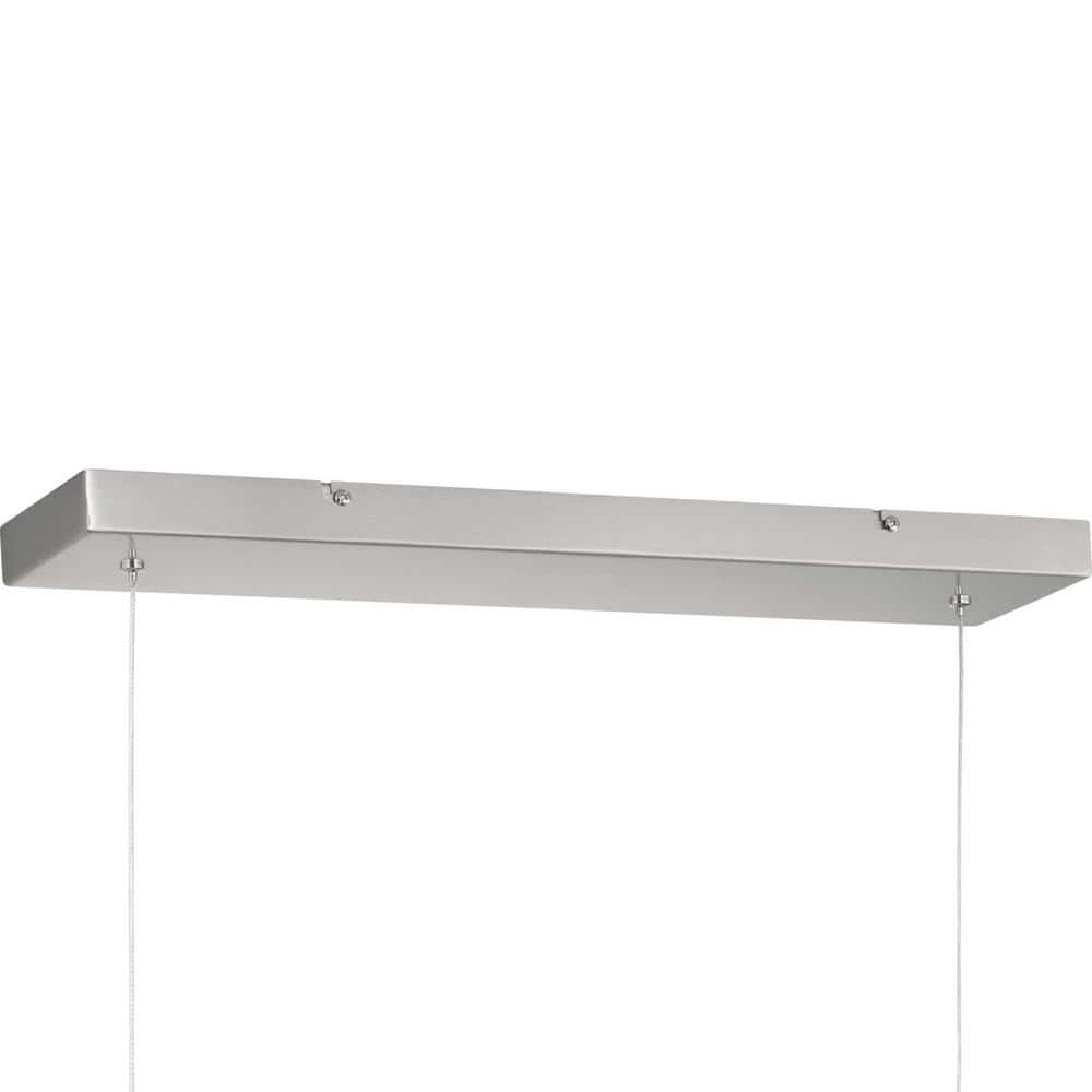 Brushed Nickel 45" LED Indoor/Outdoor Linear Pendant Light