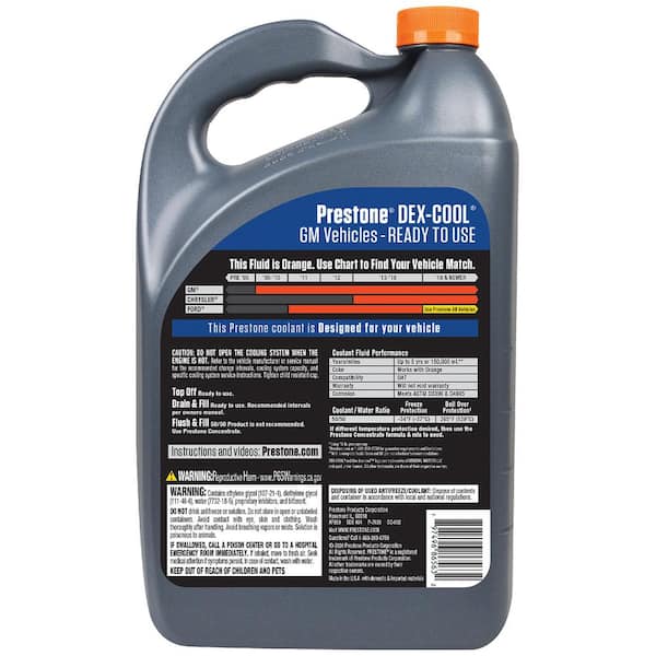 Prestone DEX-COOL Antifreeze+Coolant (1 Gal - Ready to Use) AF850