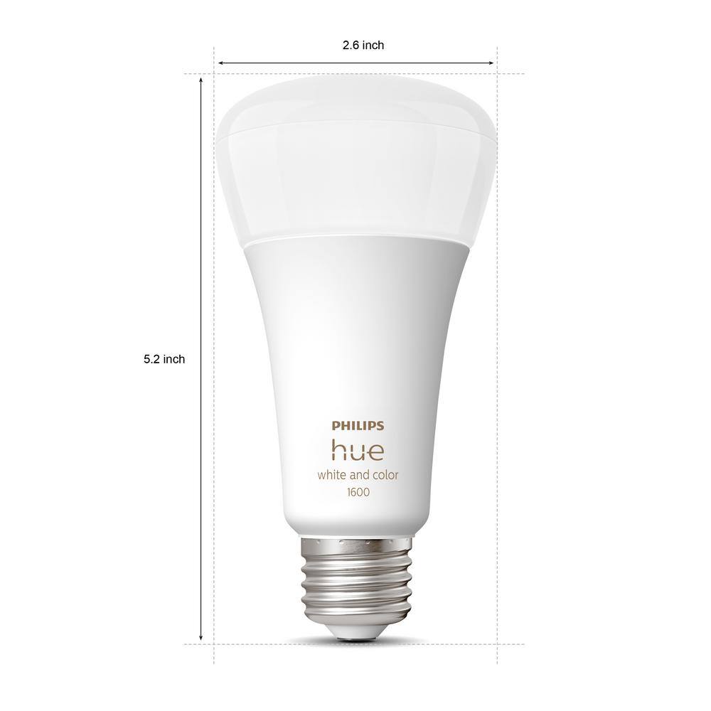 Philips Hue 100W Multicolor Smart LED Light Bulb