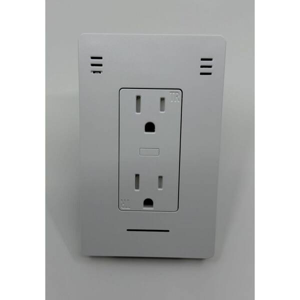 Intecular InvisOutlet Pro15 Amp 120-Volt In-Wall Straight Blade Smart ...