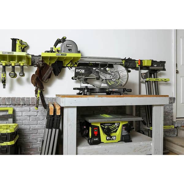 RYOBI ONE+ HP 18V Brushless Cordless 2-Tool Combo Kit with Miter Saw and  Compact Portable Jobsite Table Saw (Tools Only) PBLMS01B-PBLTS01B - The  Home Depot