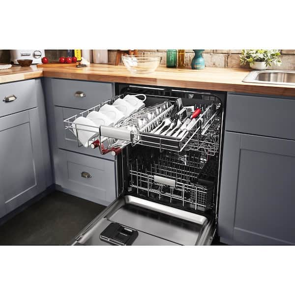 KitchenAid 24 Stainless Steel with PrintShield Built in Dishwasher