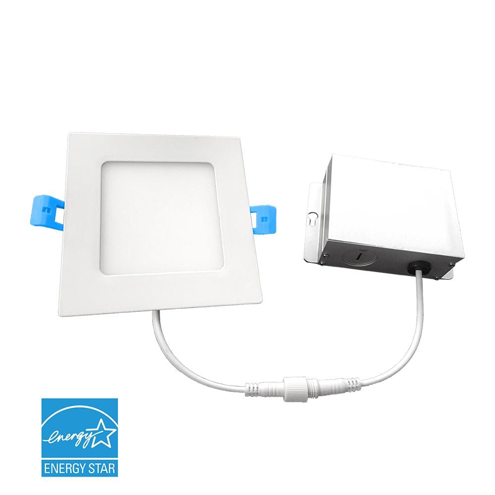 6 in. 4000K New Construction or Remodel IC Rated Canless Integrated LED Recessed Kit for Shallow Ceiling price history on PriceWatchPro
