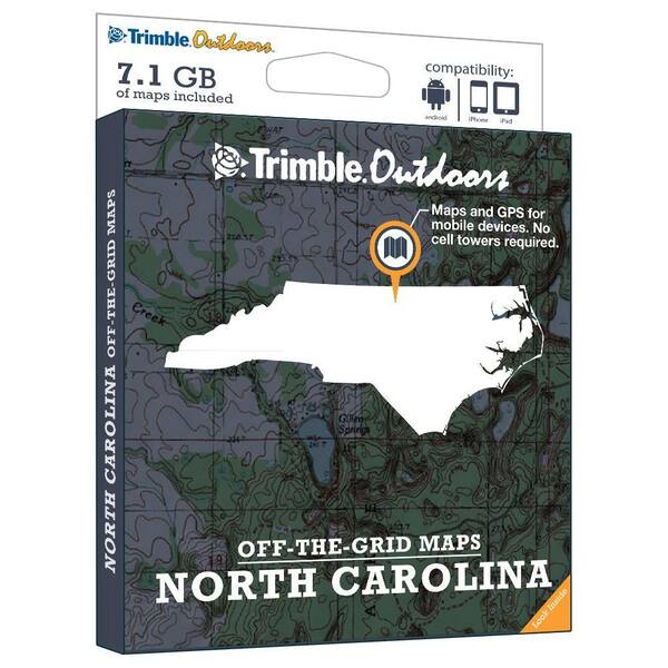 Trimble Outdoors North Carolina Off-The-Grid Maps