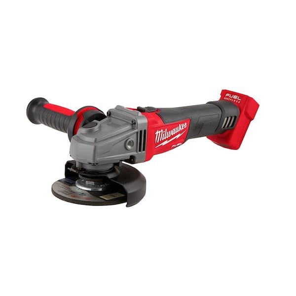 Milwaukee M18 FUEL 18V Lithium-Ion Brushless Cordless 4-1/2 in./5 in. Grinder with Slide Switch (Tool-Only)