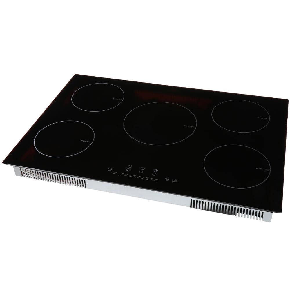 30 in. 5-Burner Built-In Induction Cooktop, 9200W Electric Stove Top with Touch Control and Child Lock for Kitchen price history on PriceWatchPro