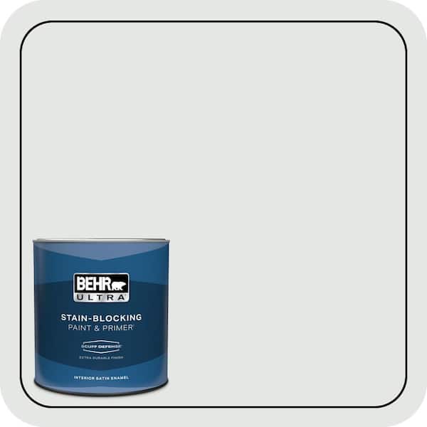BEHR ULTRA 1 qt. #770E-1 Quietude Extra Durable Satin Enamel Interior Paint & Primer