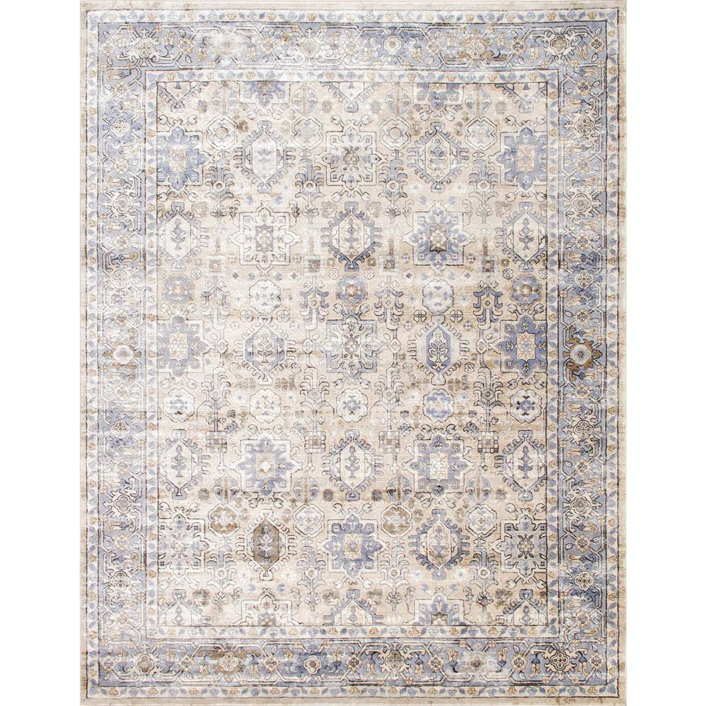 2 ft. x 3 ft. Beige/Blue Majestic Abstract Area Rug price history on PriceWatchPro