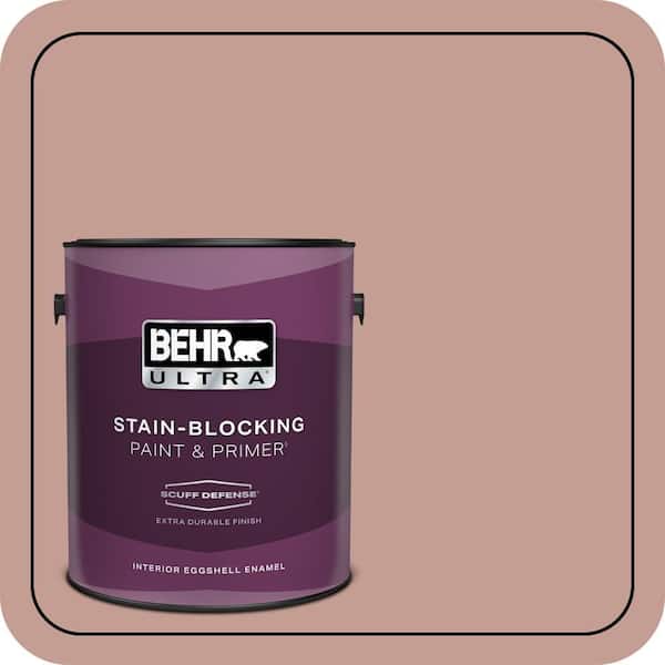 BEHR ULTRA 1 gal. #S170-4 Retro Pink Extra Durable Eggshell Enamel Interior Paint & Primer
