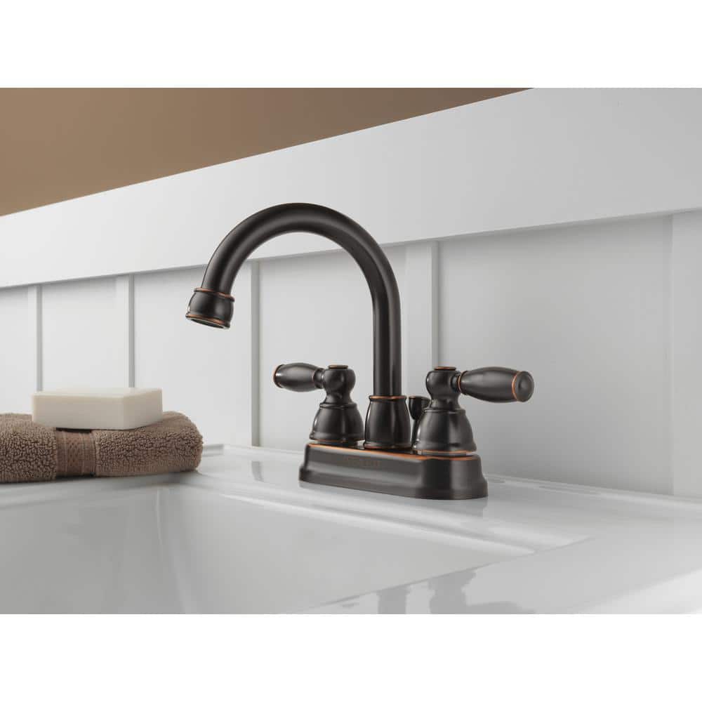 Apex Transitional 2-Handle High-Arc Bathroom Faucet in Oil-Rubbed Bronze