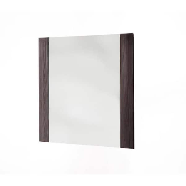 HomeRoots 39 in. W x 41 in. H Composite Gray Dresser Mirror